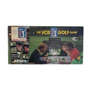 Game PGA Tour VCR Golf Board Game 1987 Complete Tested